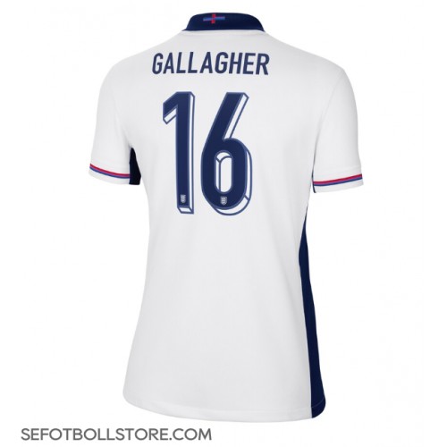 England Conor Gallagher #16 Replika Hemmatröja Dam EM 2024 Kortärmad